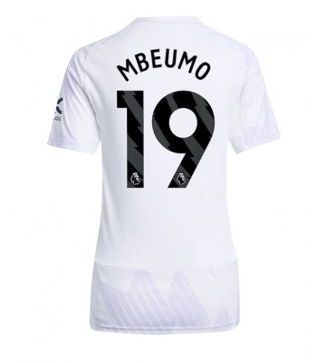 Manchester United Bryan Mbeumo #19 Udebanetrøje Dame 2025-26 Kortærmet